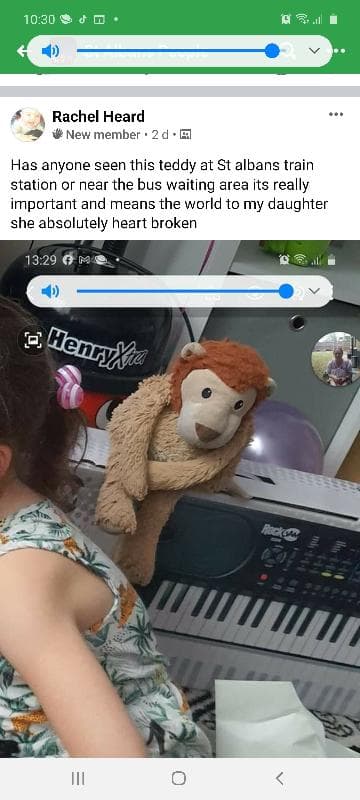 Lost — On the 84 bus from new  barnet 2 st albans train sta