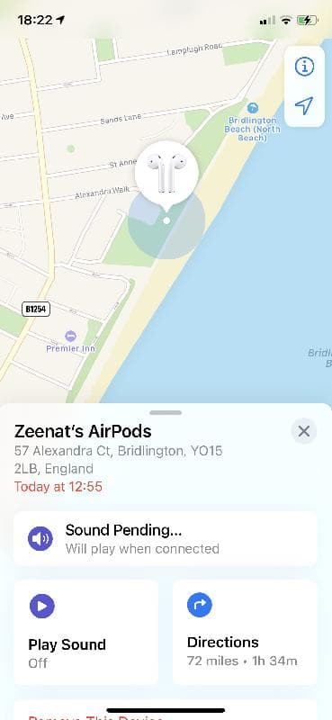 Lost — Bridlington beach