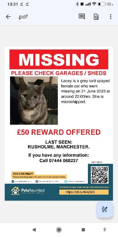Lost — Crofton street m147ND
