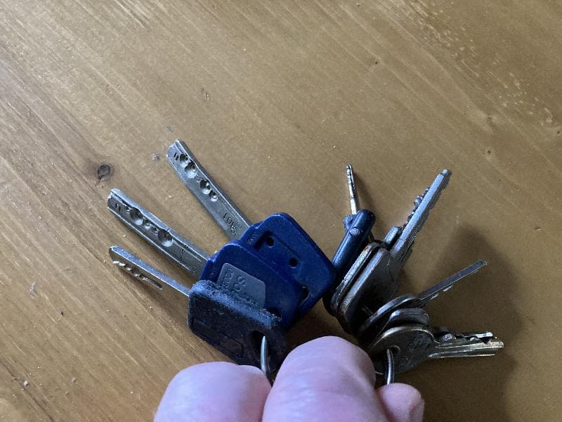 Found — Bike path Burgess Park
