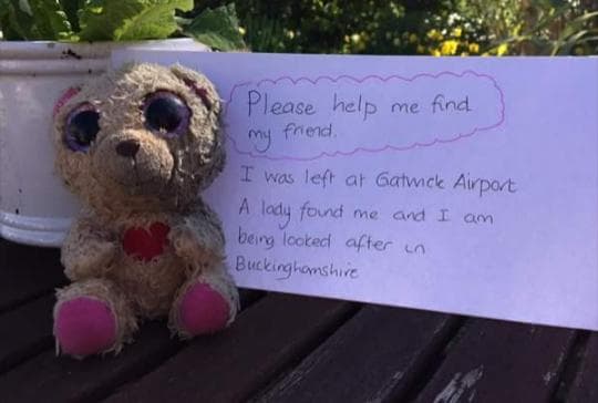 Found — Gatwick airport