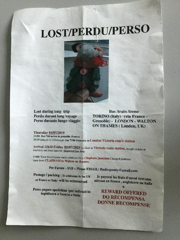 Lost — Victoria Railway Station, London, UK