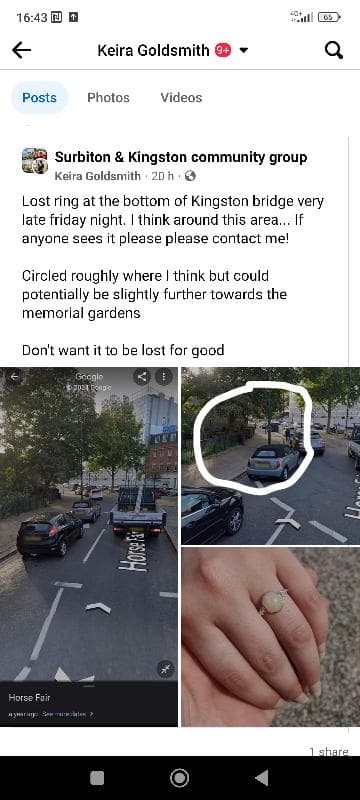 Lost — Kingston upon Thames bridge